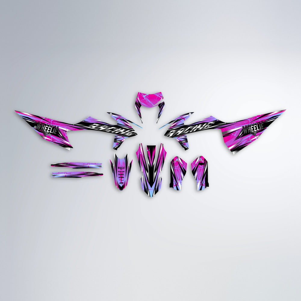 MADNESS graphics kit parts layout in Pink