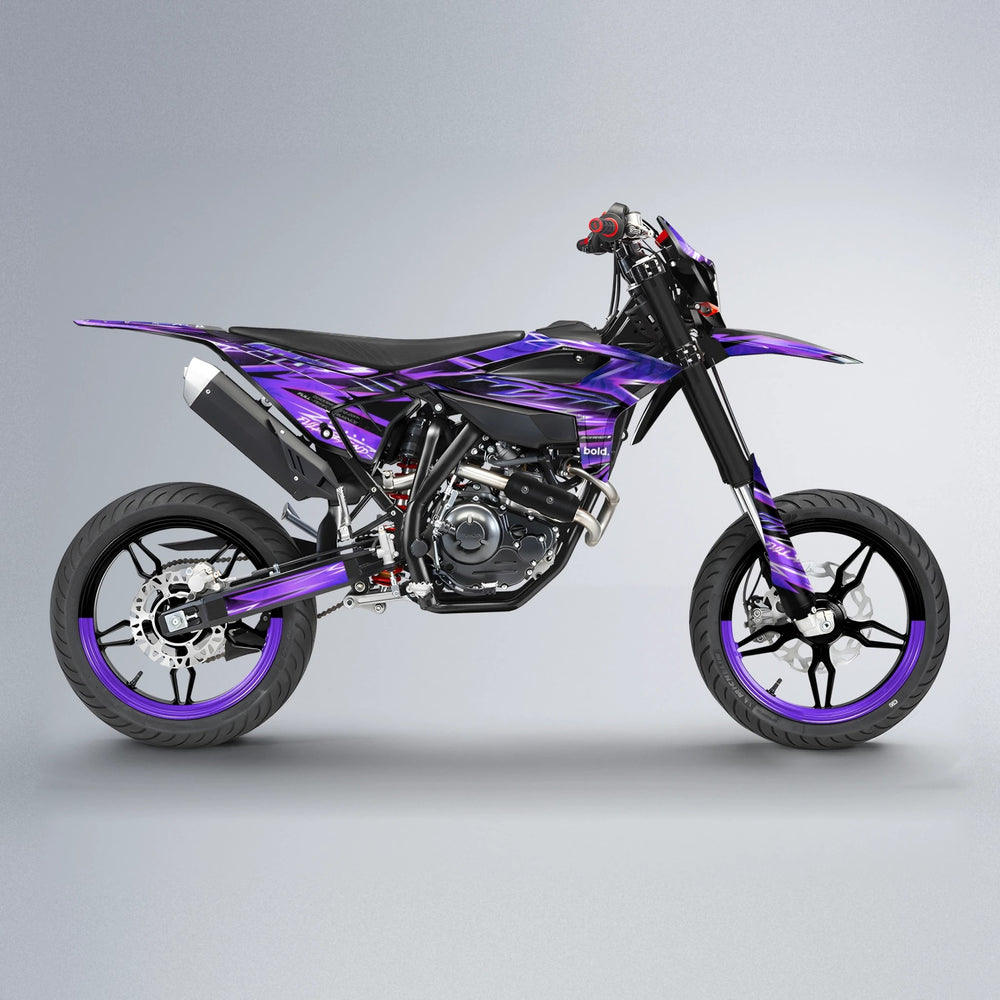MATRIX Beta supermoto graphics kit in Purple