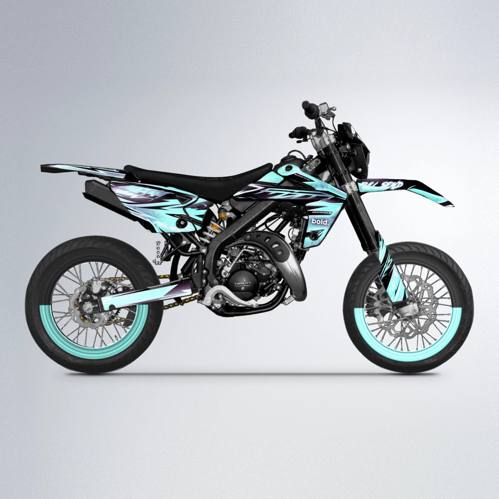 MATRIX Rieju MRT supermoto graphics kit in Mint