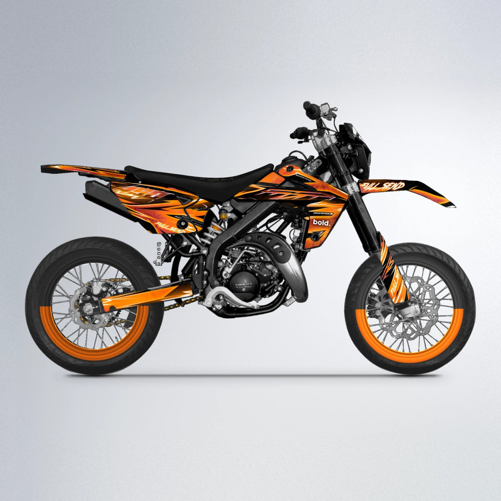 MATRIX Rieju MRT supermoto graphics kit in Orange