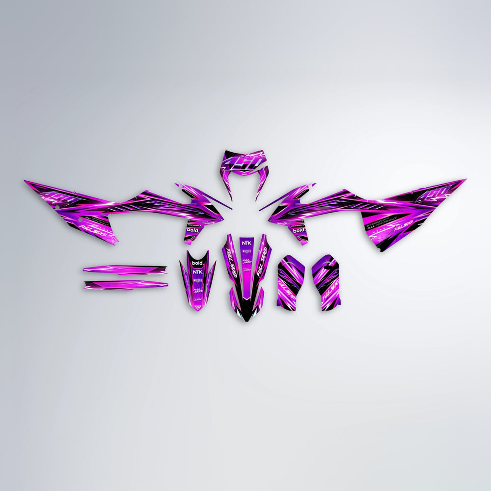 MATRIX graphics kit parts layout in Pink