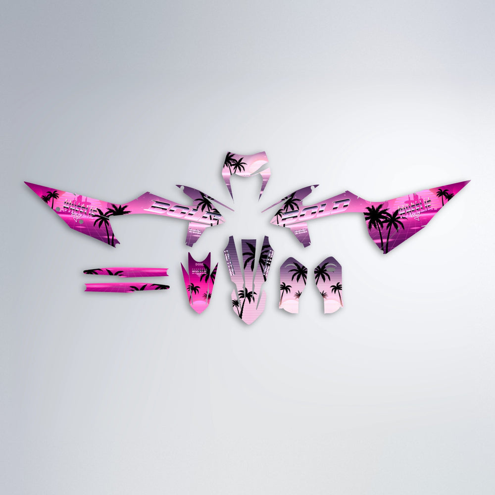 MCFLY graphics kit parts layout in Flamingo