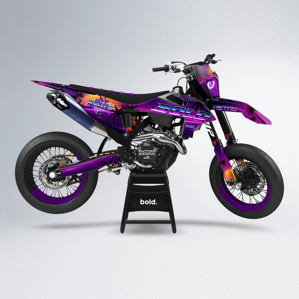 MCFLY supermoto graphics kit in Pink