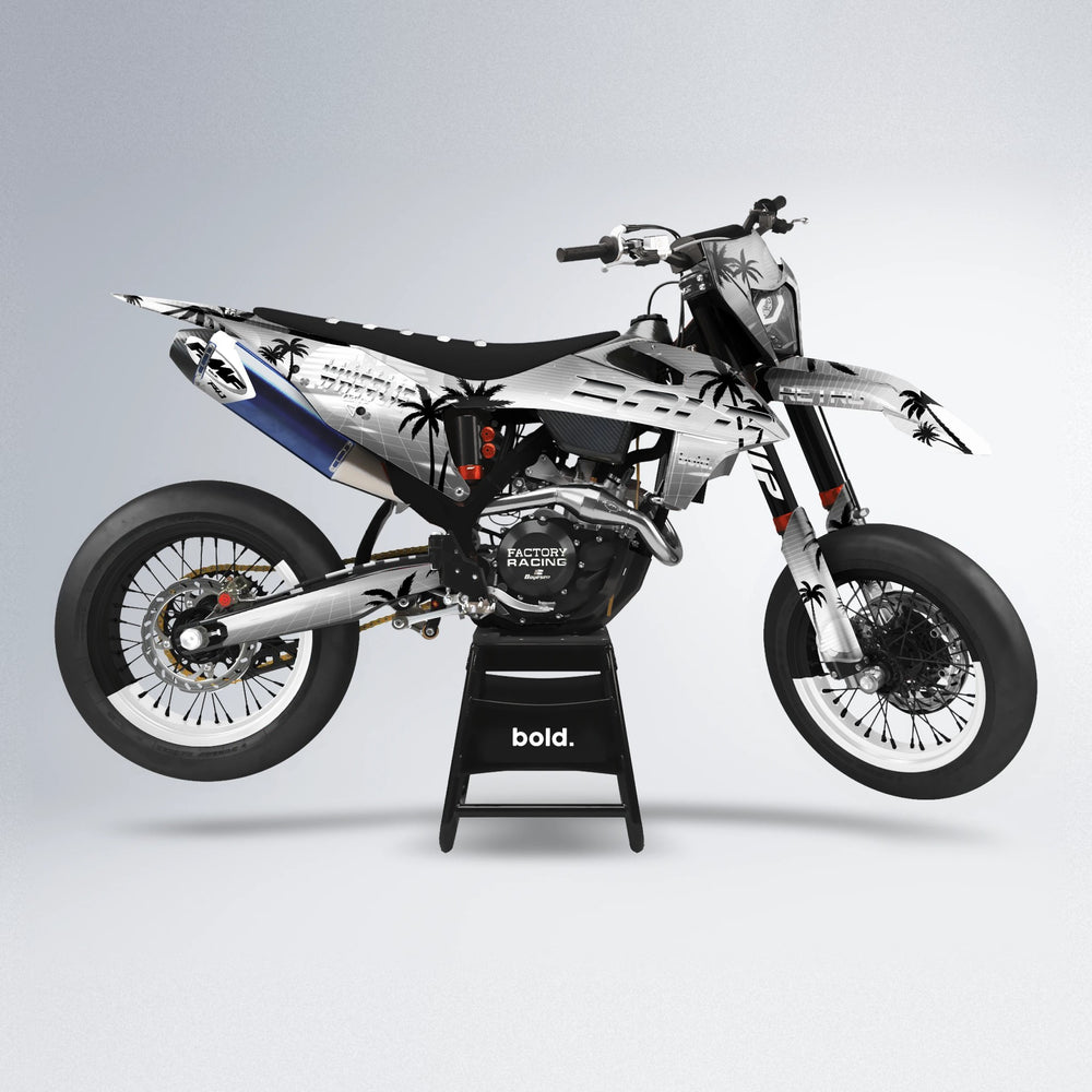 MCFLY supermoto graphics kit in White