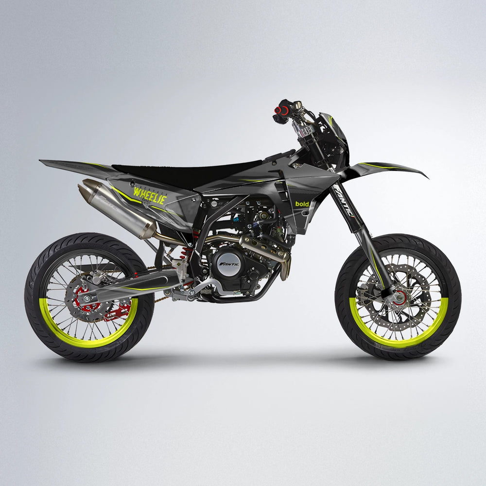 NARDO Fantic supermoto graphics kit in Custom Colour