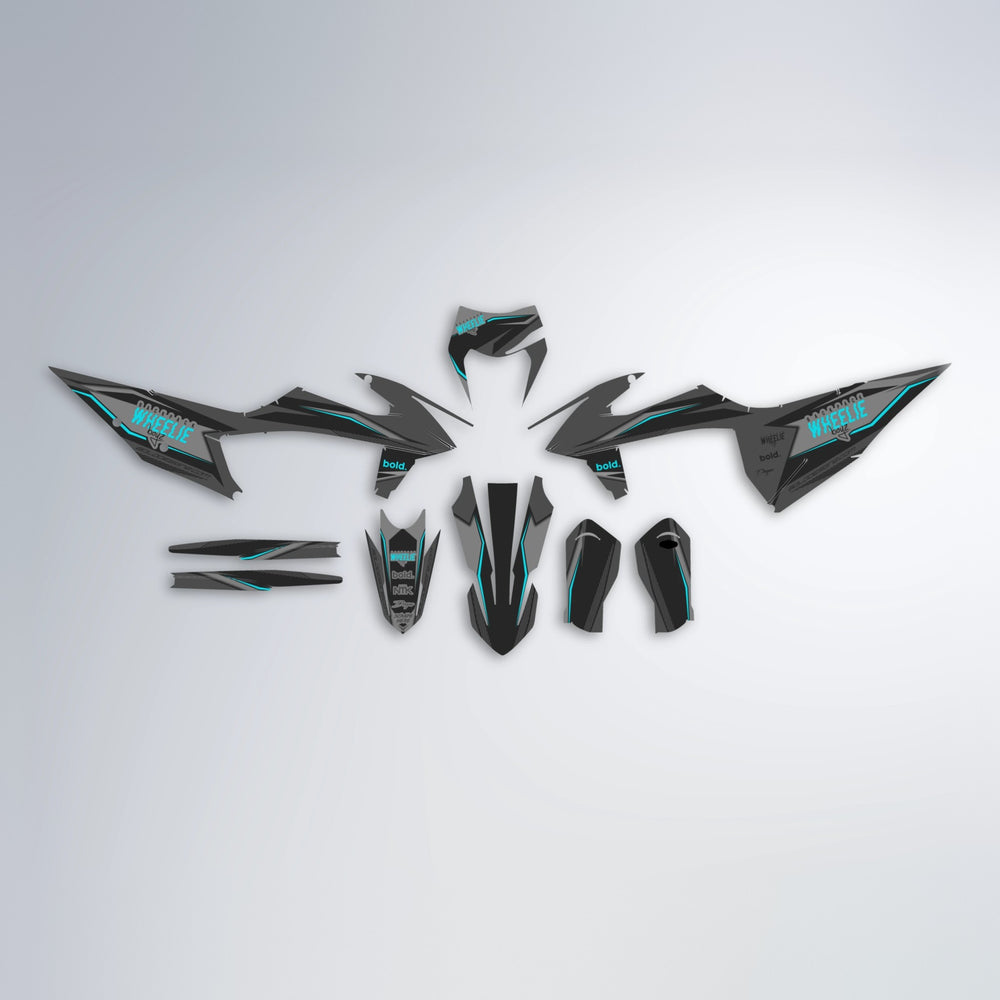 NARDO graphics kit parts layout in Teal