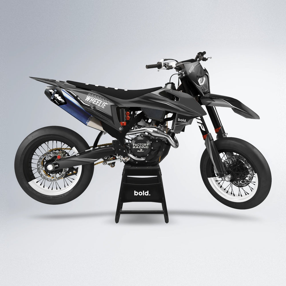 NARDO supermoto graphics kit in White