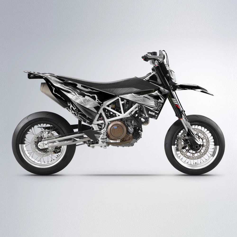 NEMESIS Husqvarna 701 supermoto graphics kit in White