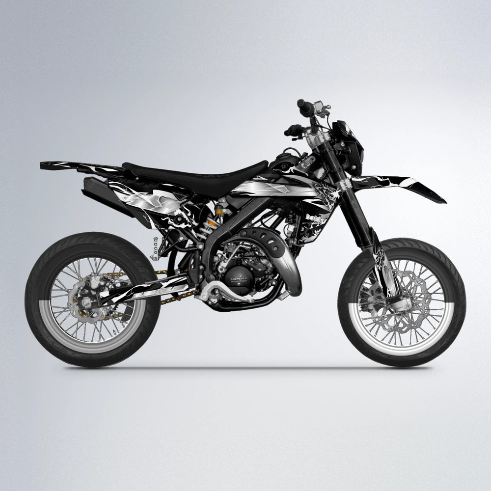 NEMESIS Rieju MRT supermoto graphics kit in White