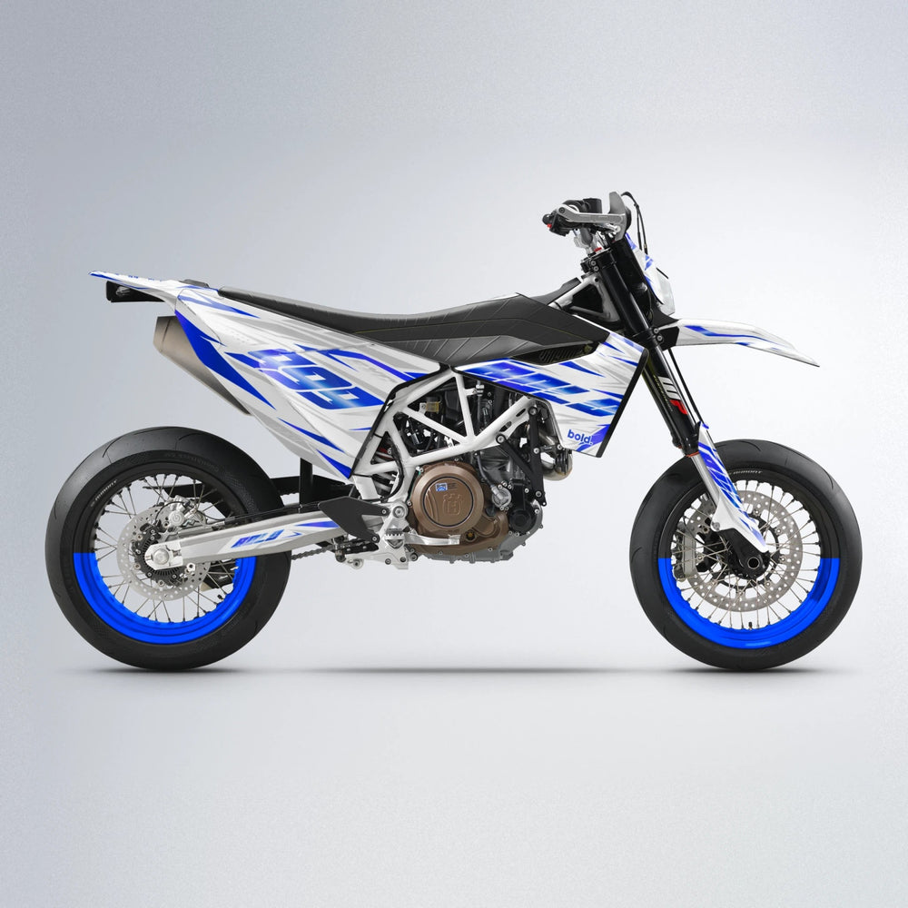 NEXUS Husqvarna 701 supermoto graphics kit in Blue