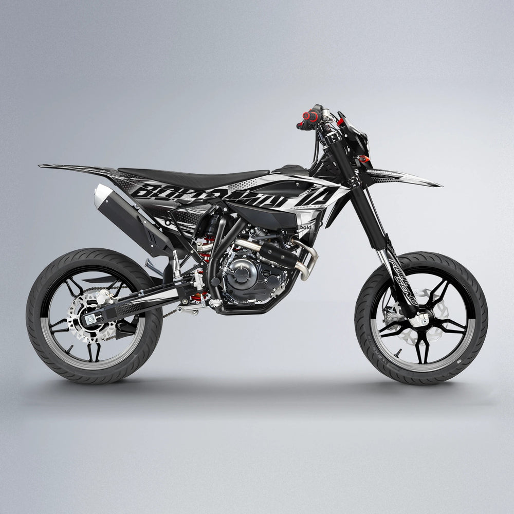 NIGHTFLARE Beta supermoto graphics kit in White
