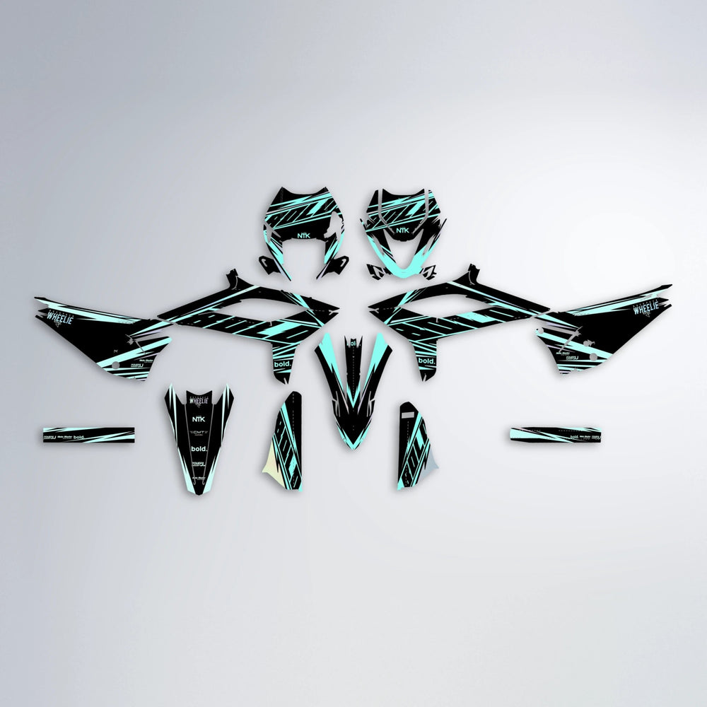NTK V2 Beta graphics kit parts layout in Mint