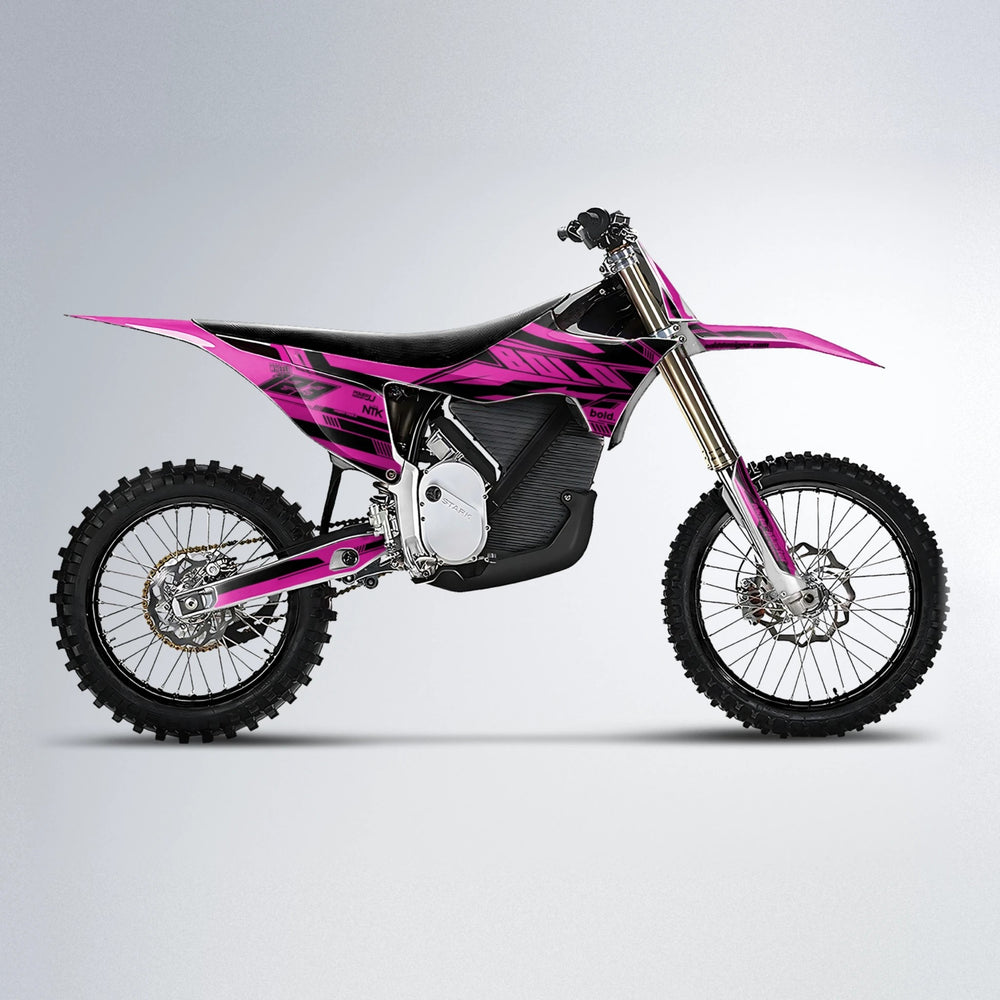 NTK V3 Stark Varg MX motocross graphics kit in Pink