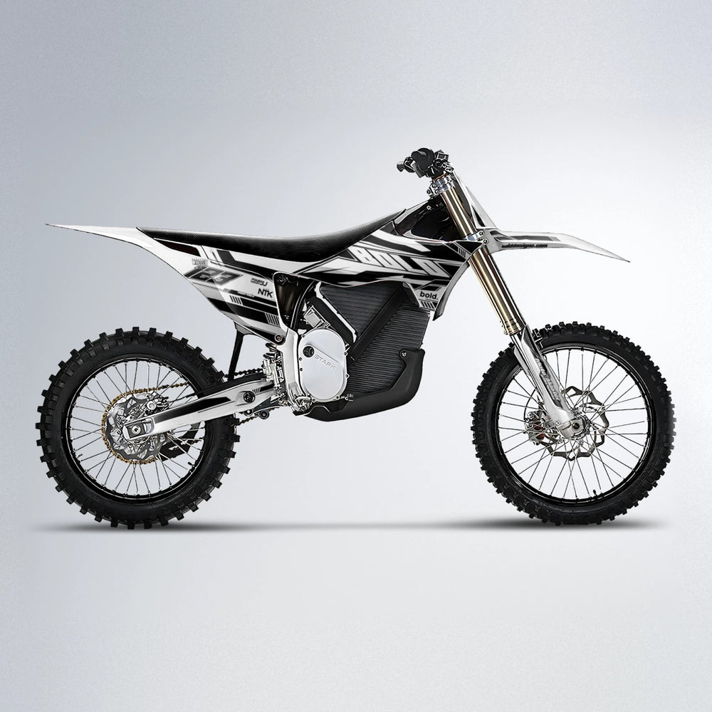 NTK V3 Stark Varg MX motocross graphics kit in White