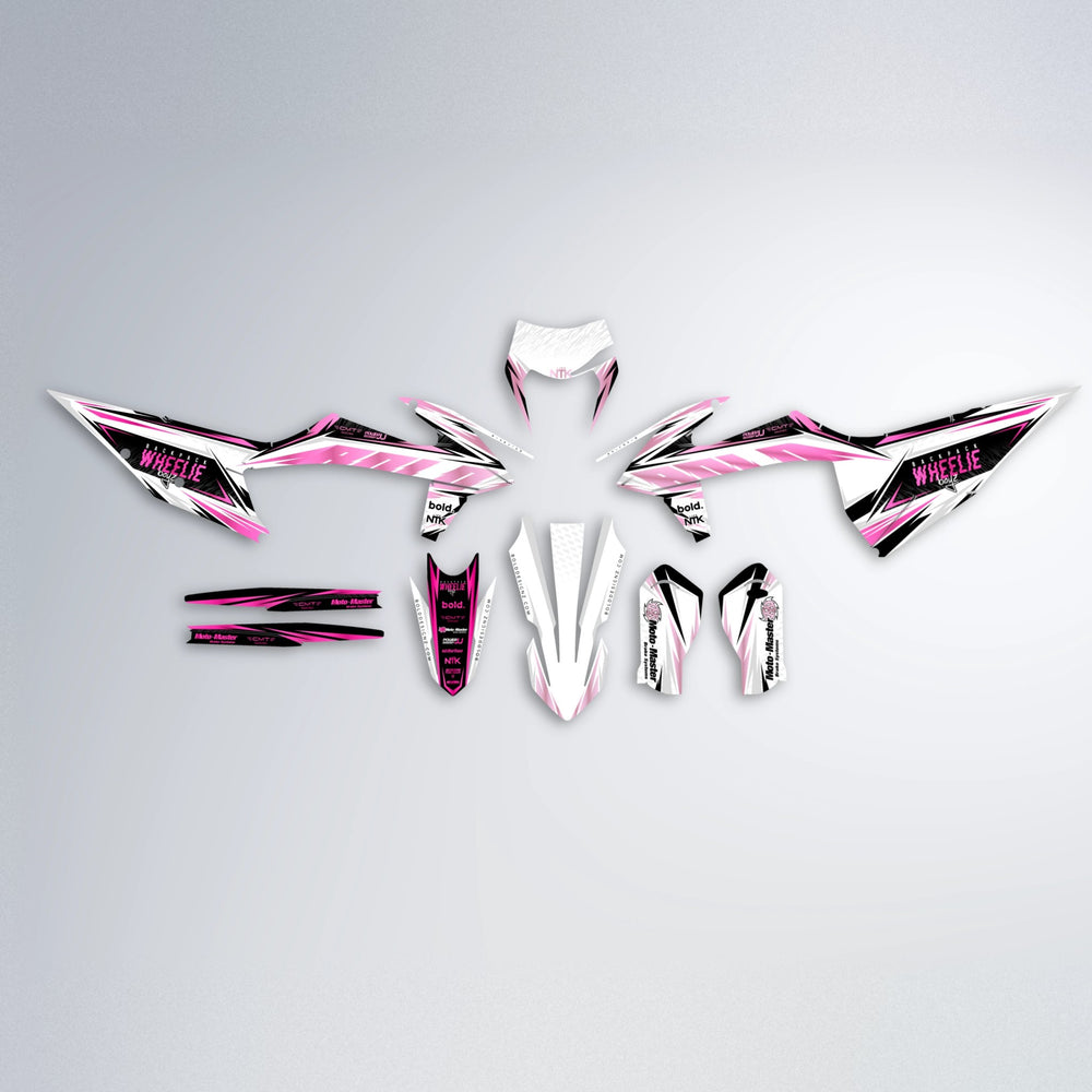 NTK V4 graphics kit parts layout in Flamingo