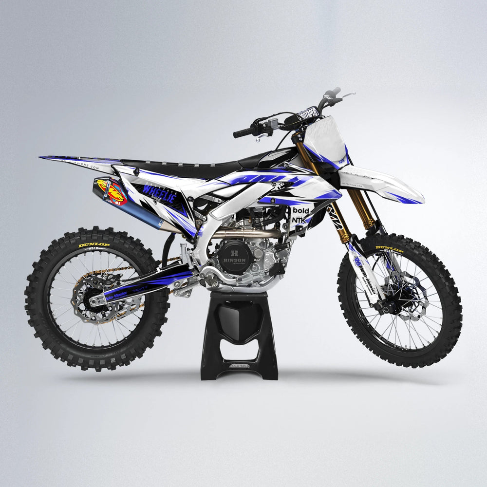 NTK V4 Yamaha YZF MX motocross graphics kit in Blue