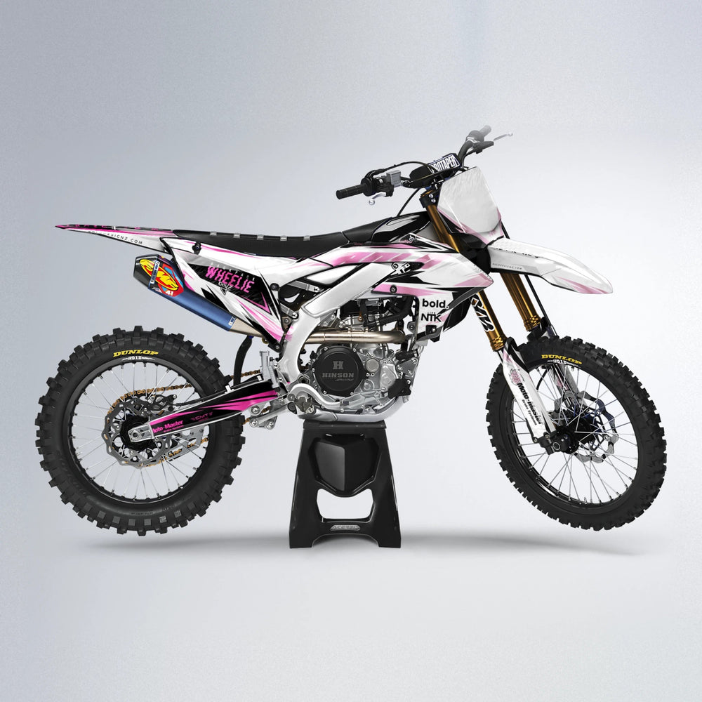 NTK V4 Yamaha YZF MX motocross graphics kit in Flamingo