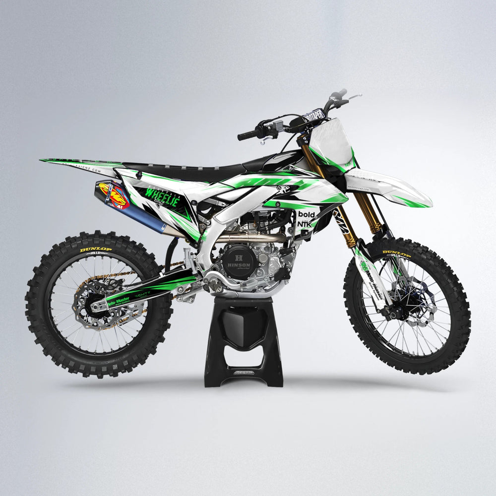 NTK V4 Yamaha YZF MX motocross graphics kit in Green