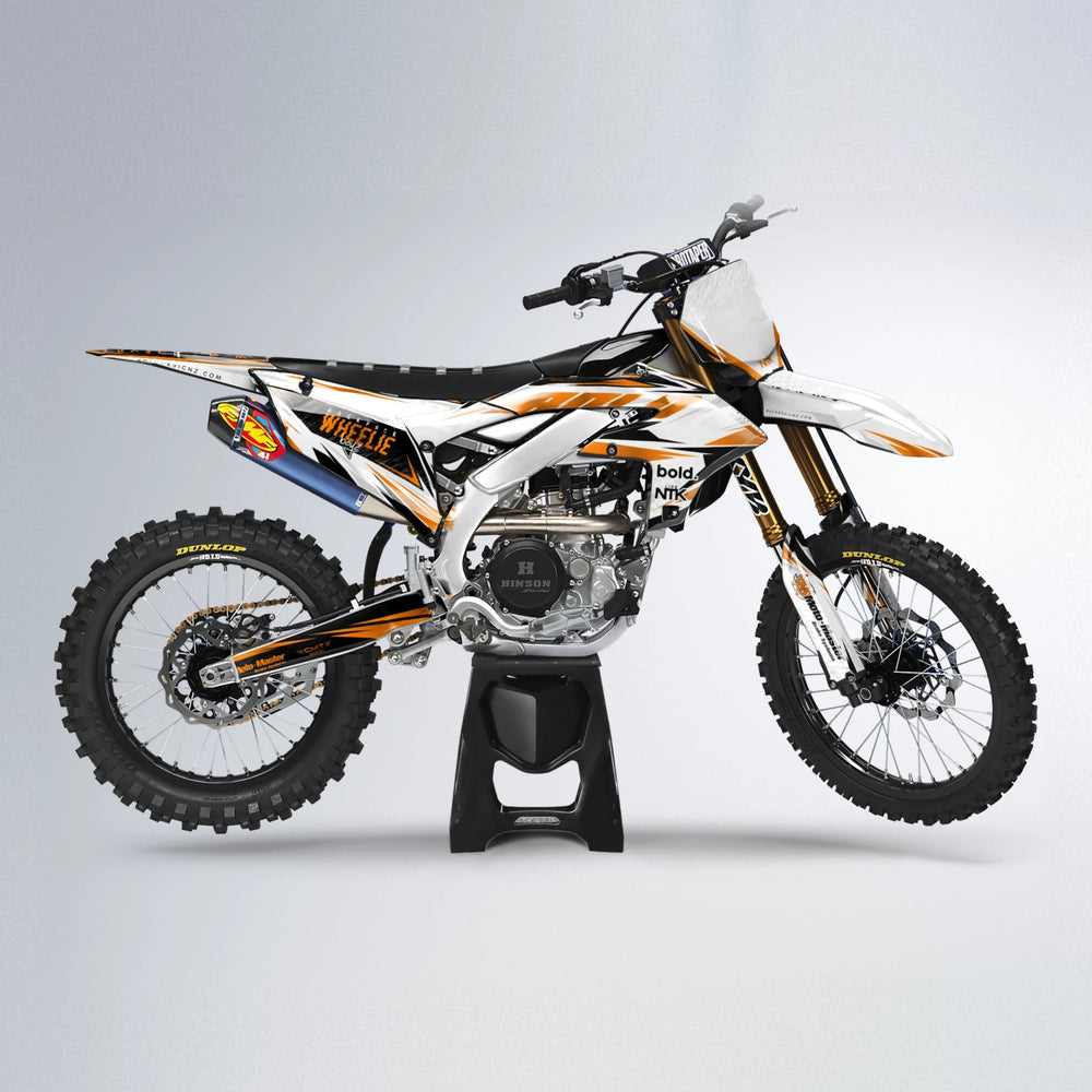NTK V4 Yamaha YZF MX motocross graphics kit in Orange