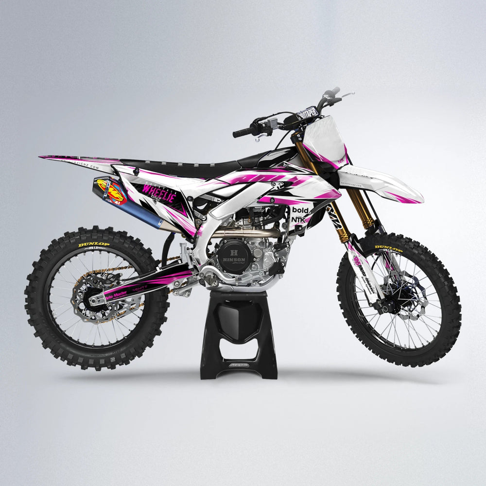 NTK V4 Yamaha YZF MX motocross graphics kit in Pink