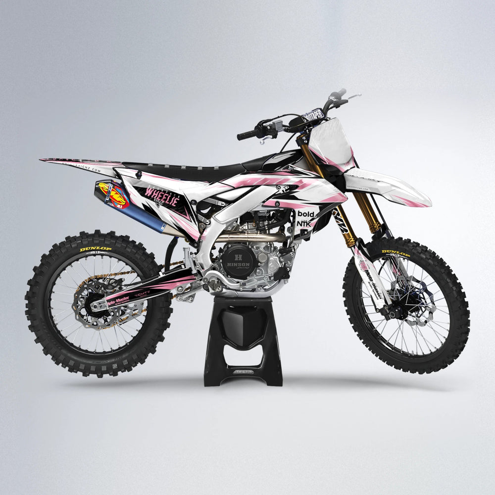 NTK V4 Yamaha YZF MX motocross graphics kit in Sakura Pink