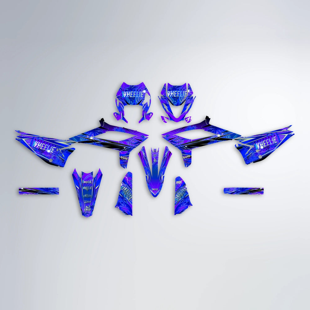 OASIS Beta graphics kit parts layout in Blue