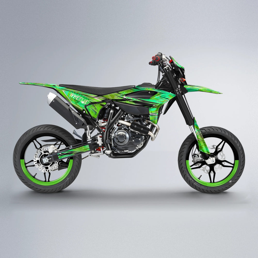 OASIS Beta supermoto graphics kit in Green
