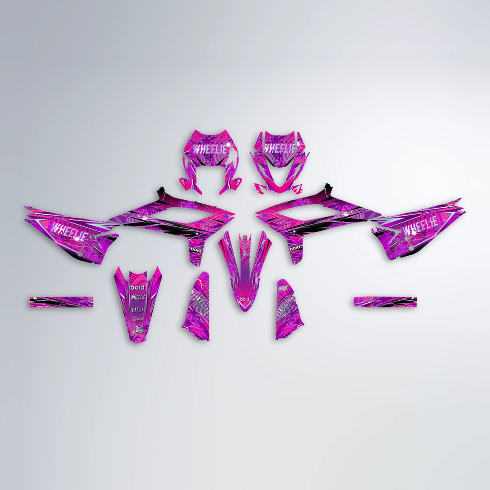 OASIS Beta graphics kit parts layout in Pink