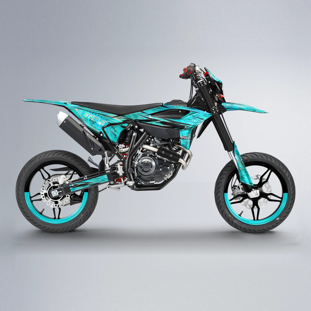 OASIS Beta supermoto graphics kit in Teal