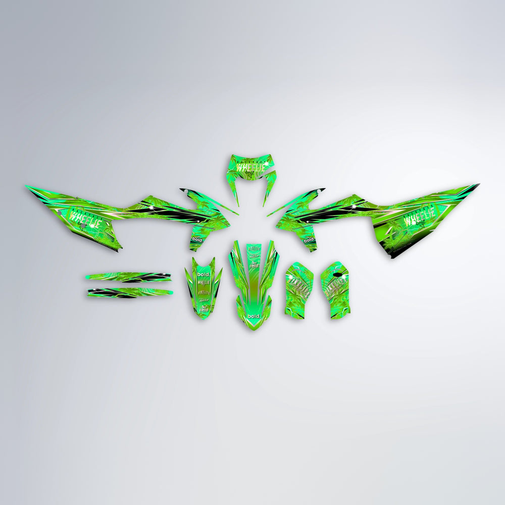OASIS graphics kit parts layout in Green