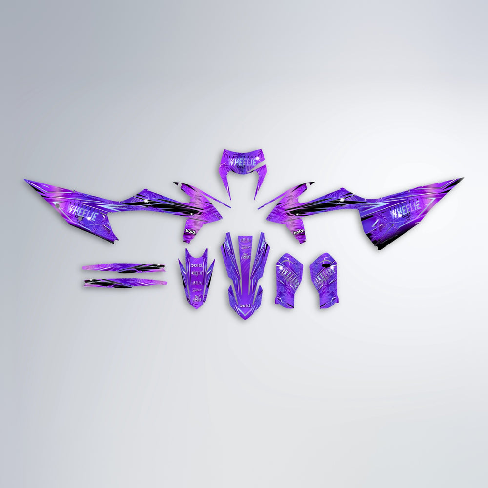 OASIS graphics kit parts layout in Purple Chrome