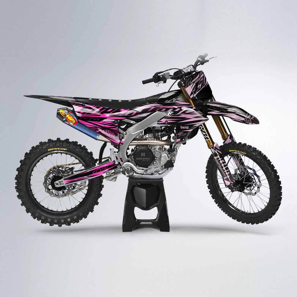 PHANTOM Yamaha YZF MX motocross graphics kit in Flamingo