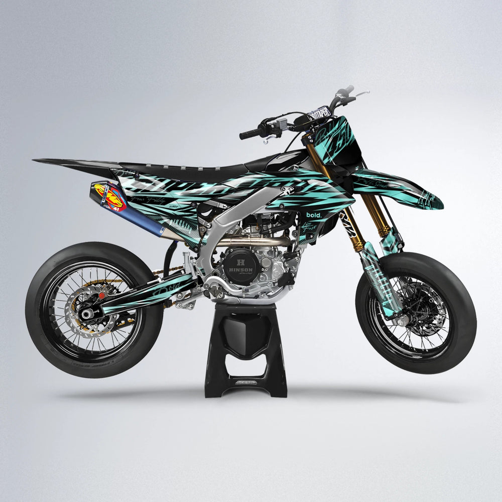 PHANTOM Yamaha YZF SM supermoto graphics kit in Mint