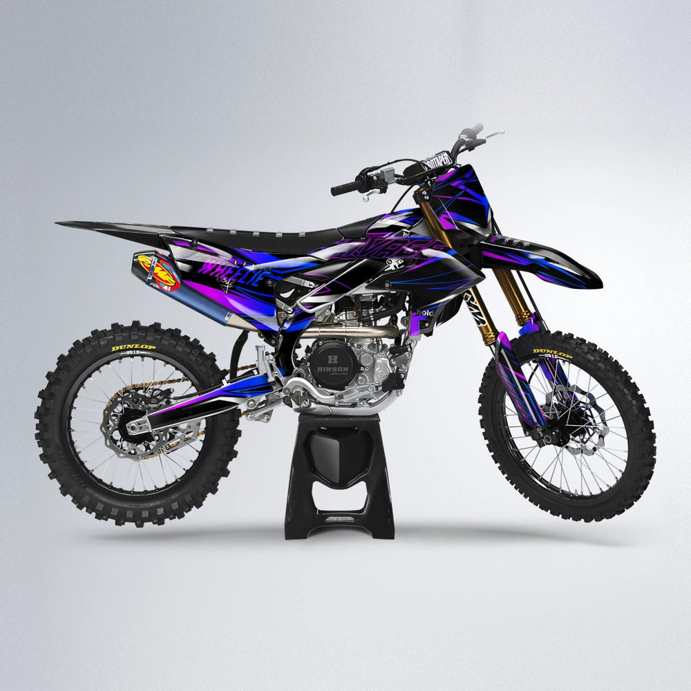 PRESENCE Yamaha YZF MX motocross graphics kit in Blue