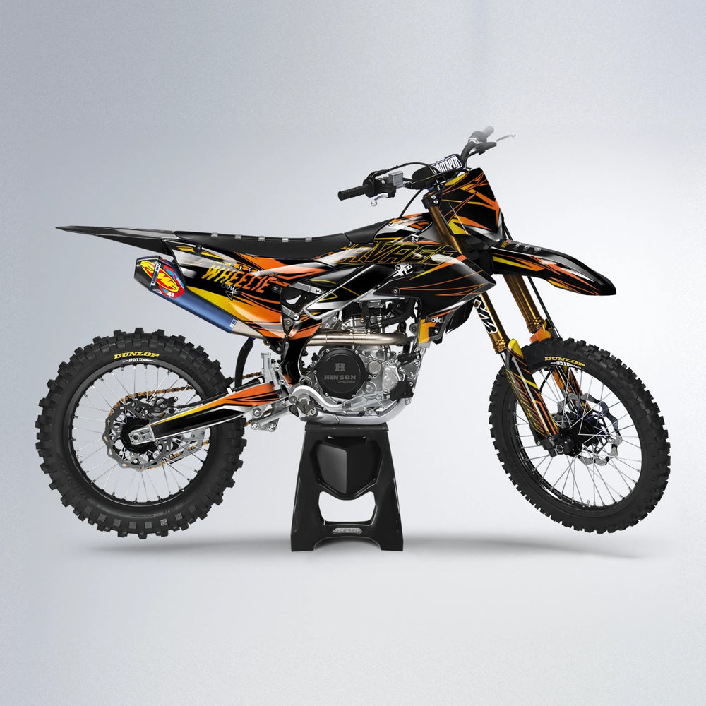 PRESENCE Yamaha YZF MX motocross graphics kit in Orange