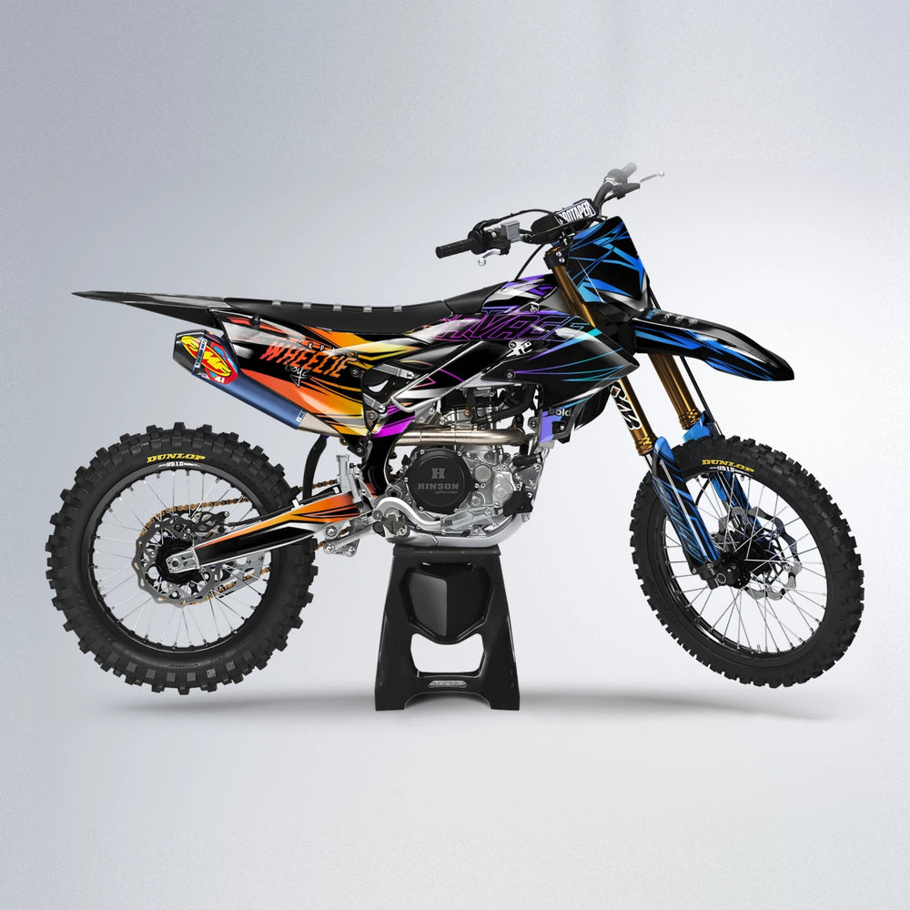 PRESENCE Yamaha YZF MX motocross graphics kit in Sunset Fade