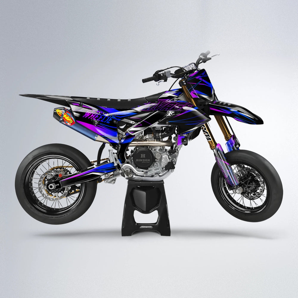 PRESENCE Yamaha YZF SM supermoto graphics kit in Custom Colour