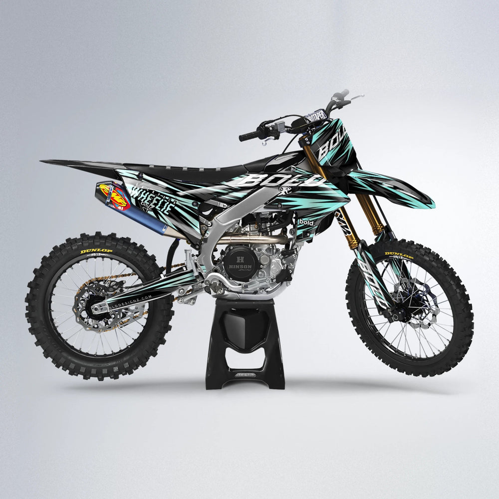 RAGE Yamaha YZF MX motocross graphics kit in Mint