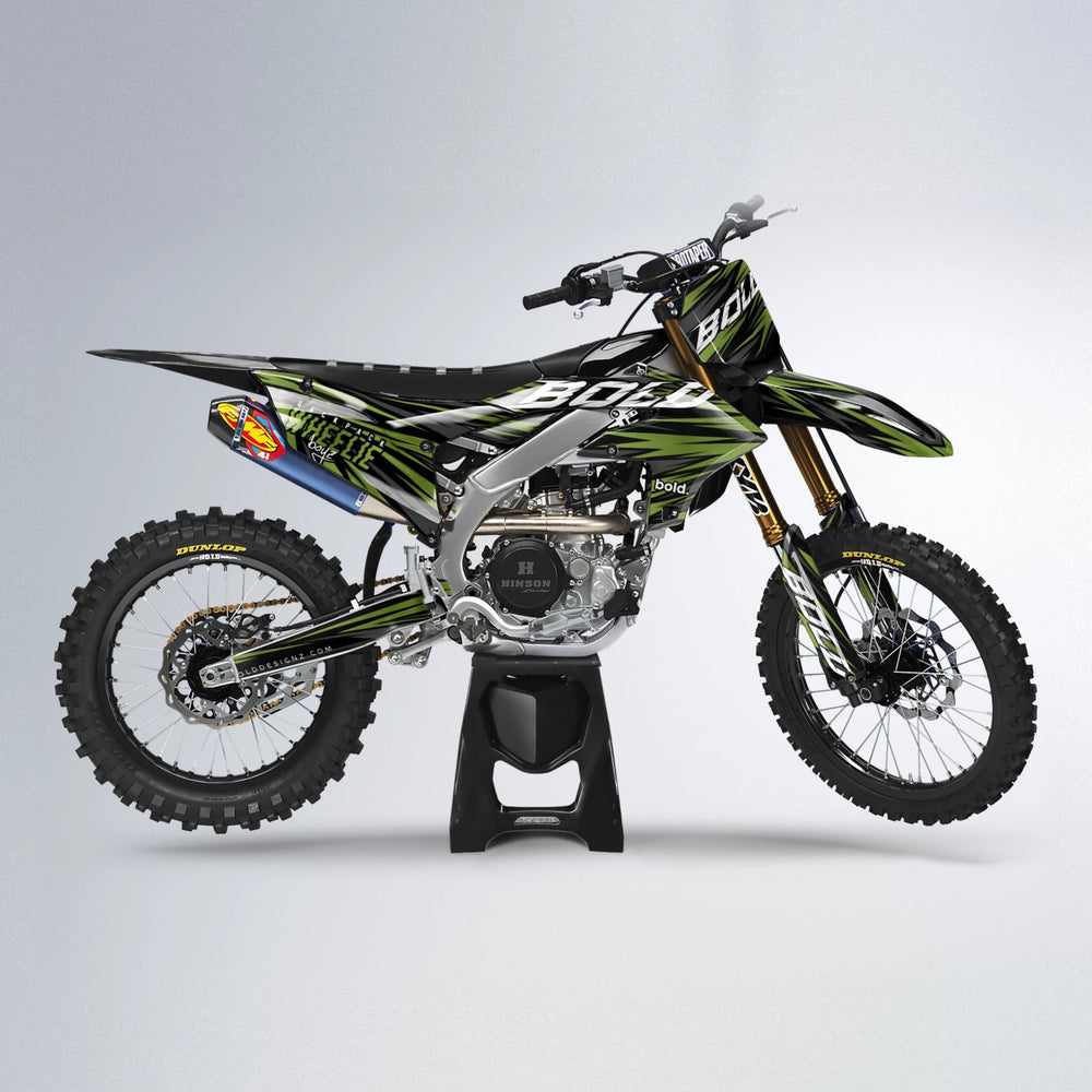 RAGE Yamaha YZF MX motocross graphics kit in Olive
