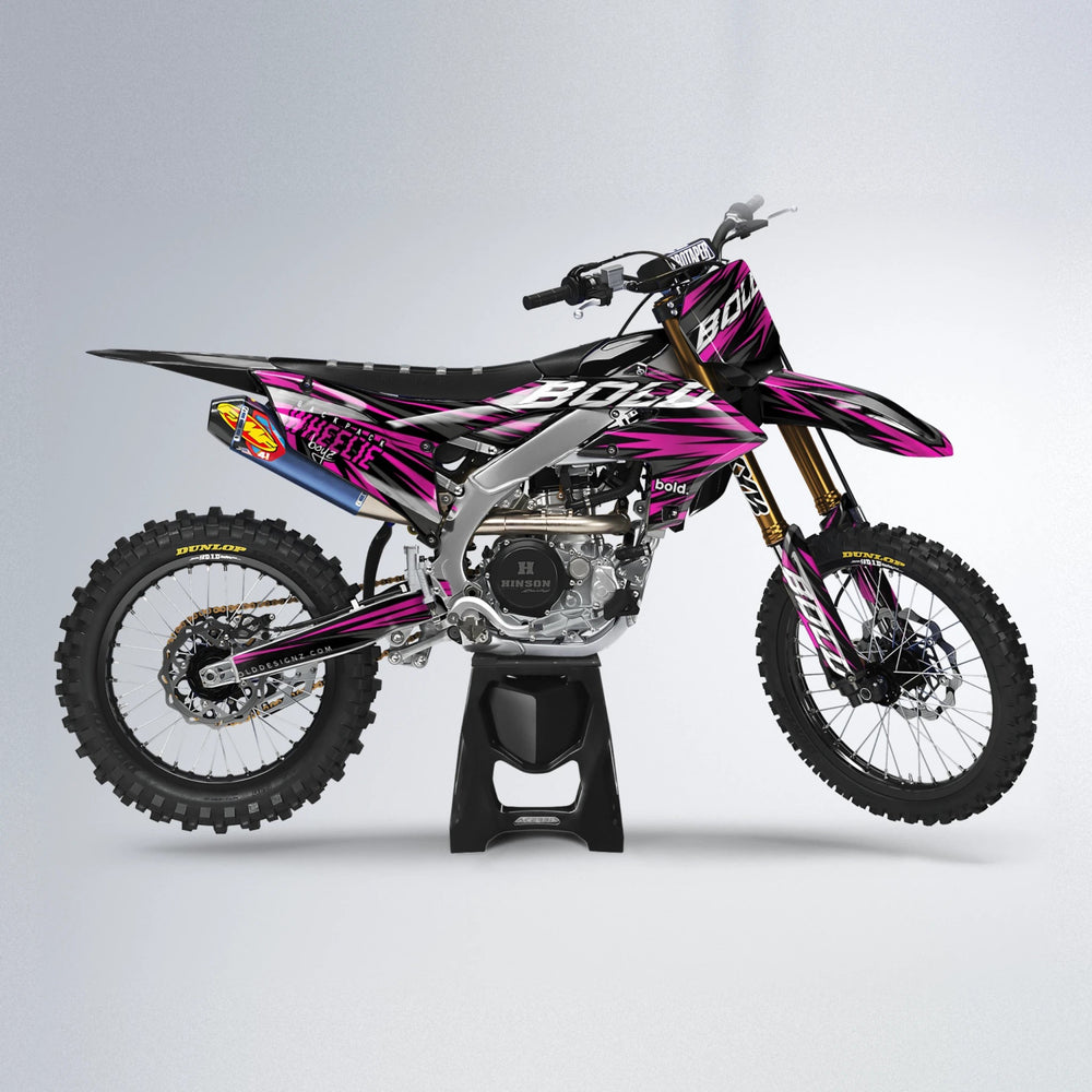 RAGE Yamaha YZF MX motocross graphics kit in Pink