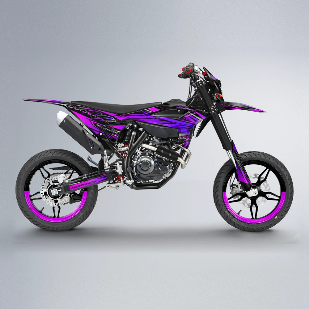 REDRUM Beta supermoto graphics kit in Pink