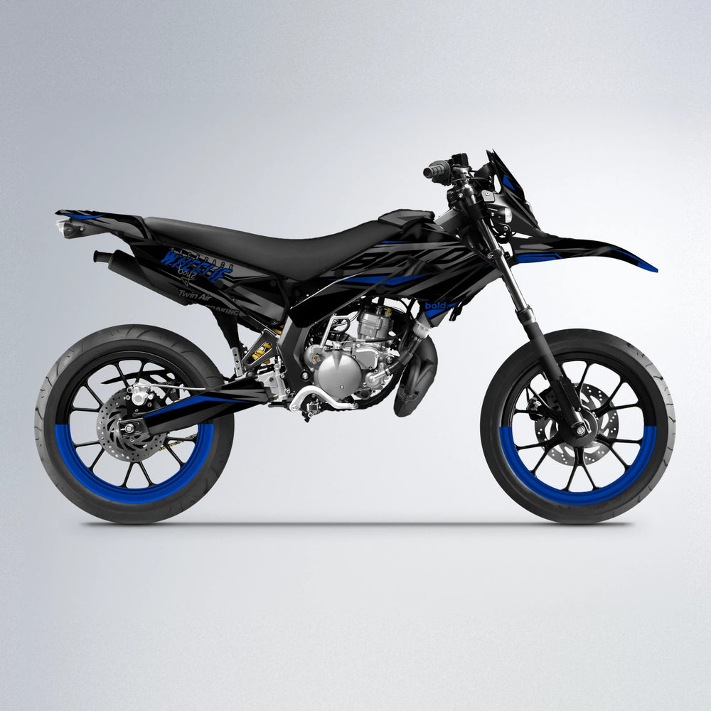 RETAIN Derbi Senda supermoto graphics kit in Custom Colour