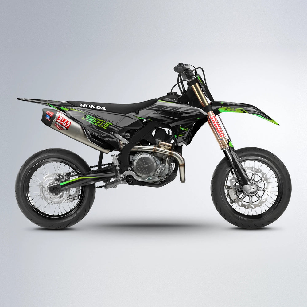 RETAIN Honda supermoto graphics kit in Green
