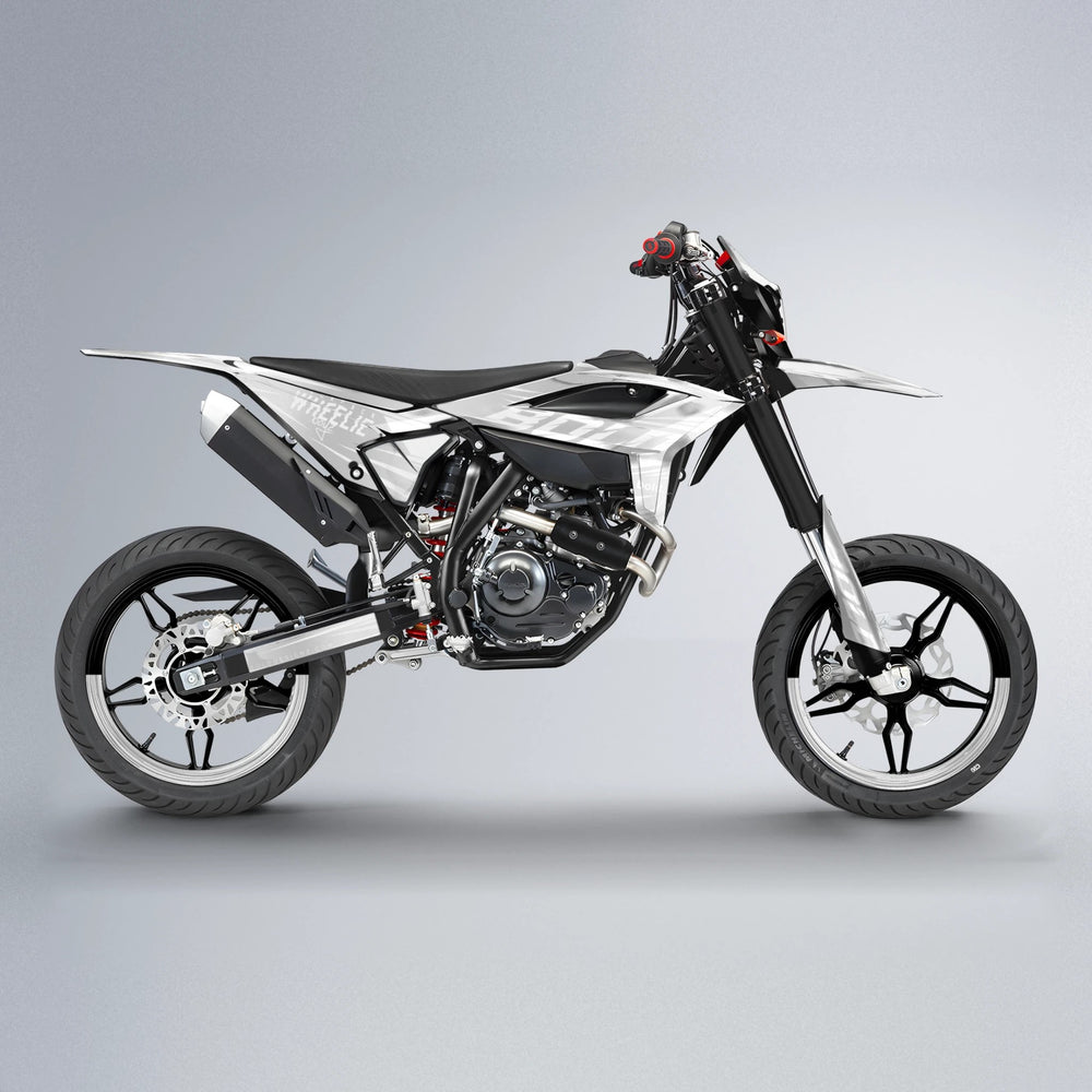 RETRO Beta supermoto graphics kit in White