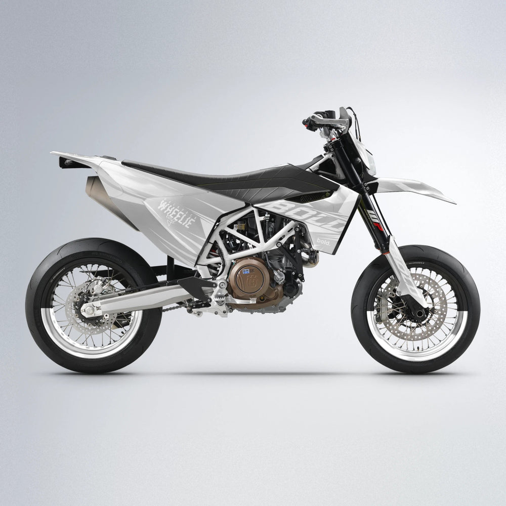 RETRO Husqvarna 701 supermoto graphics kit in White