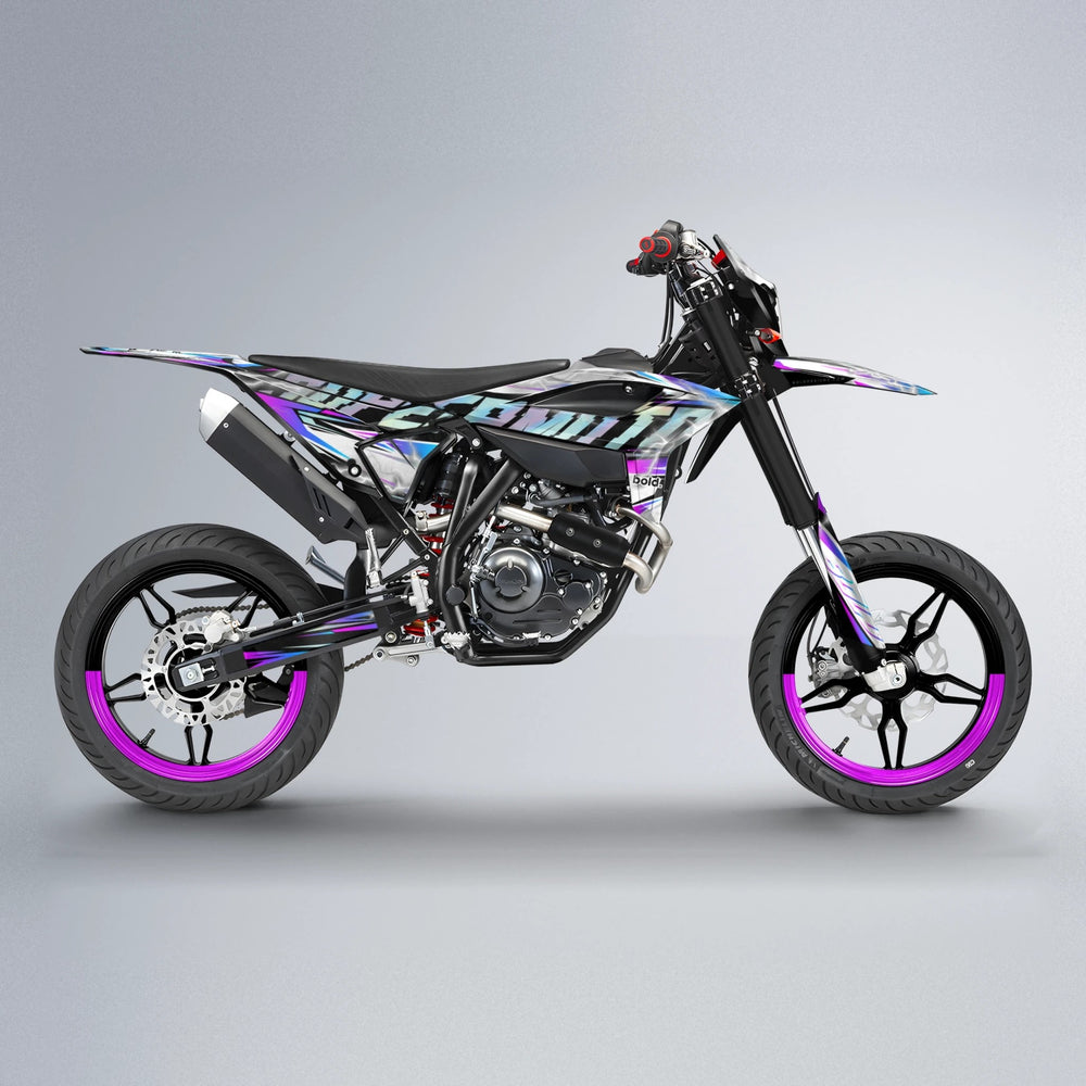 ROPAS72 Beta supermoto graphics kit in Pink