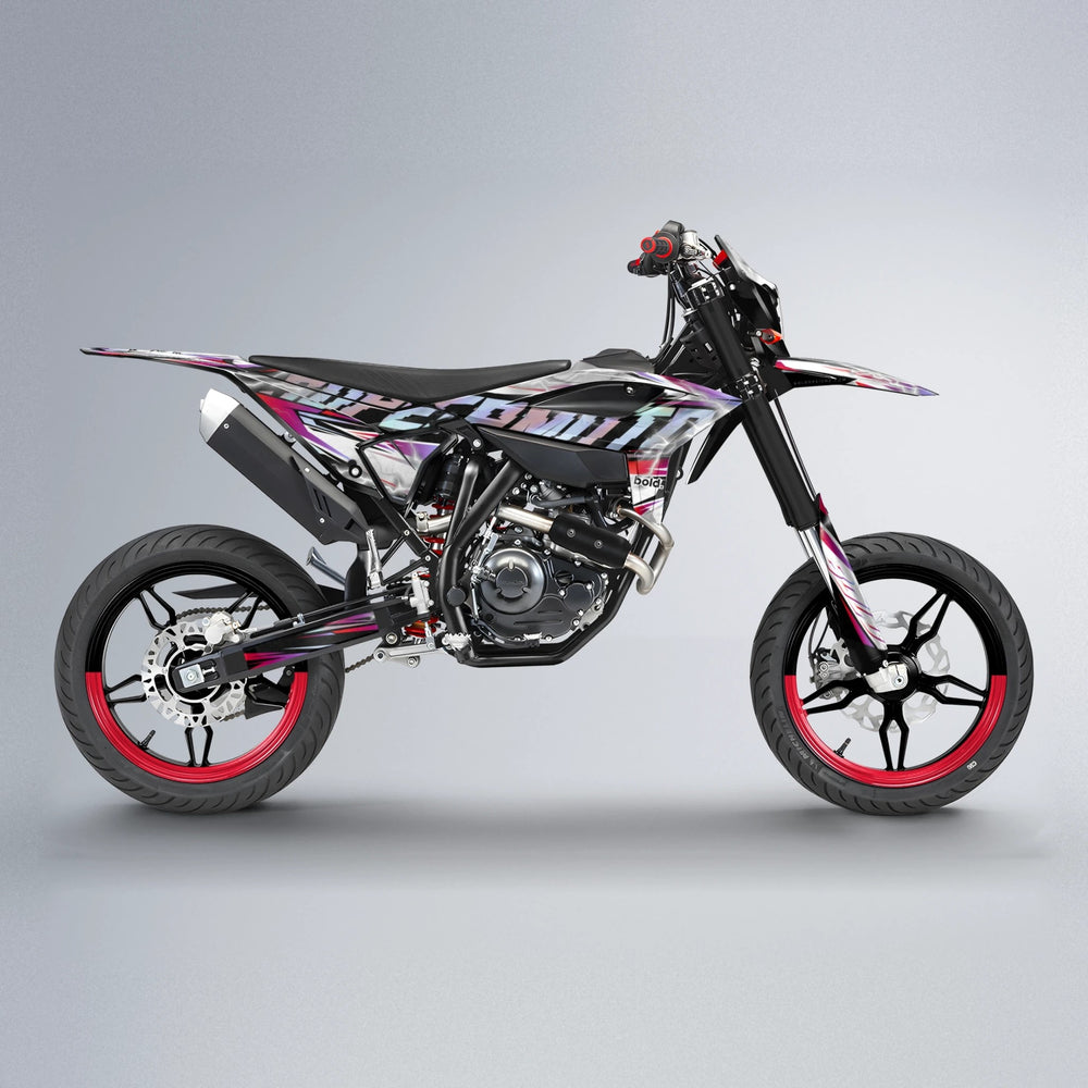 ROPAS72 Beta supermoto graphics kit in Red
