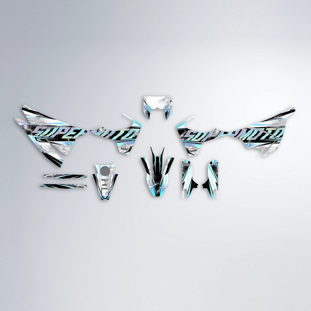 ROPAS72 Husqvarna 701 graphics kit parts layout in Mint