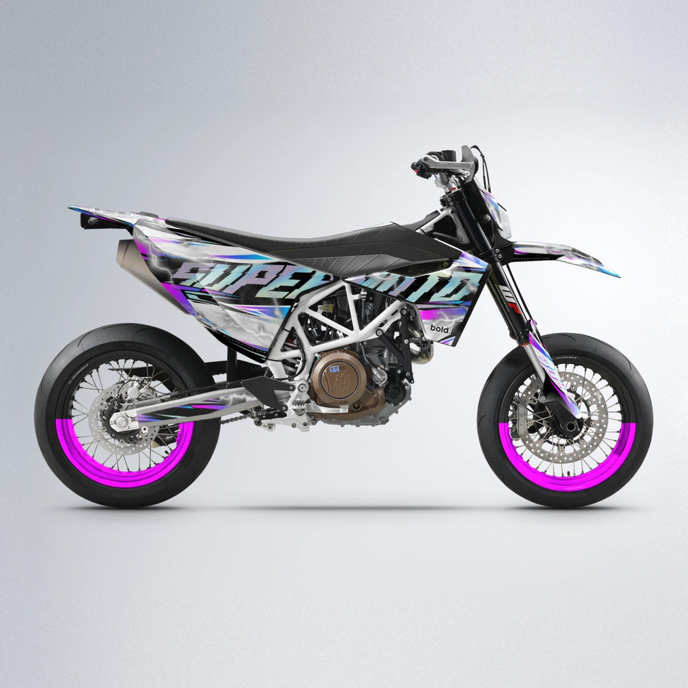 ROPAS72 Husqvarna 701 supermoto graphics kit in Pink