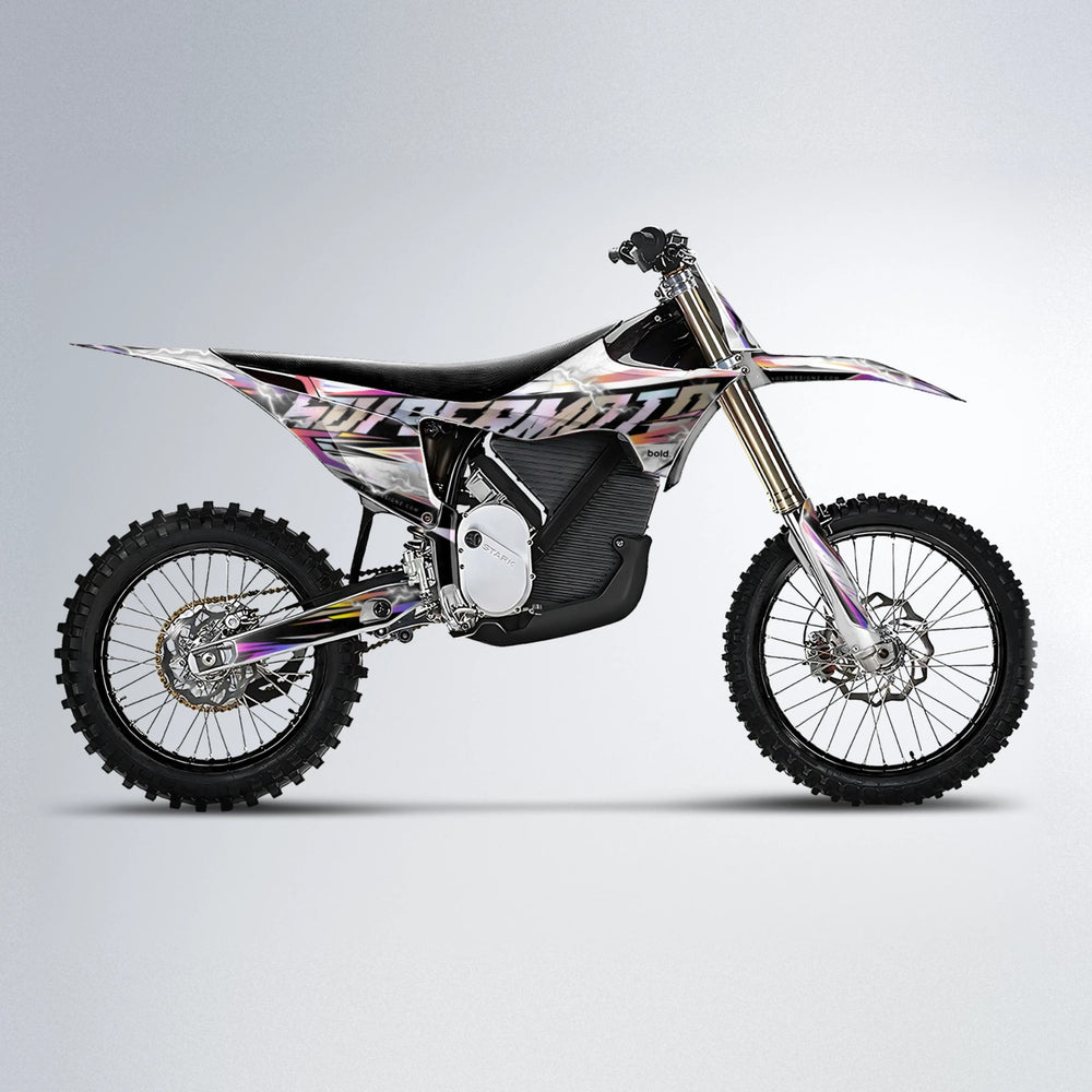 ROPAS72 Stark Varg MX motocross graphics kit in Pink & Yellow